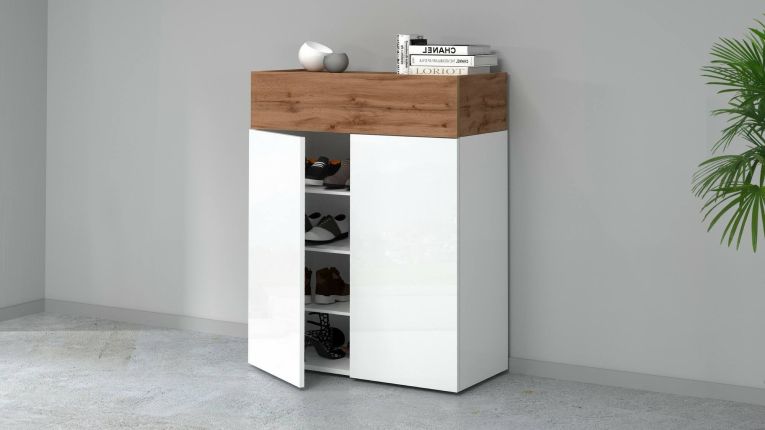 Scarpiera 3 ante rovere 76x100h cm - Nala
