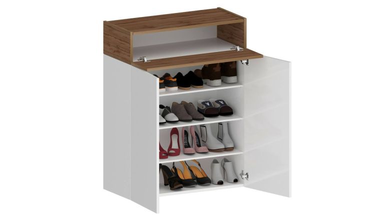 Scarpiera 3 ante rovere 76x100h cm - Nala
