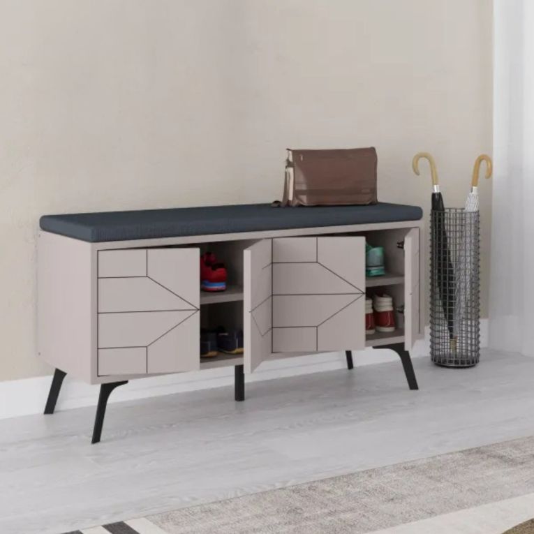 Scarpiera 4 ante beige 107x55h cm - Velma