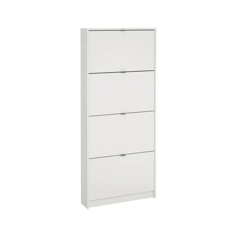 Scarpiera 4 ante bianca 70x162h cm - Desideria