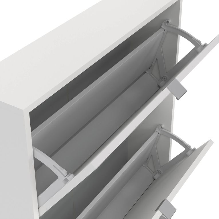 Scarpiera 4 ante bianca 70x162h cm - Desideria