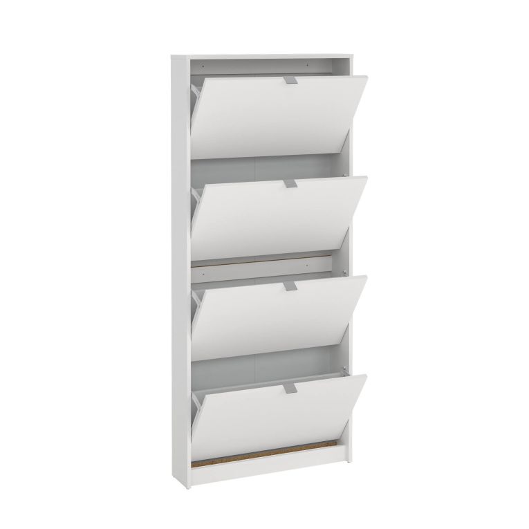Scarpiera 4 ante bianca 70x162h cm - Desideria