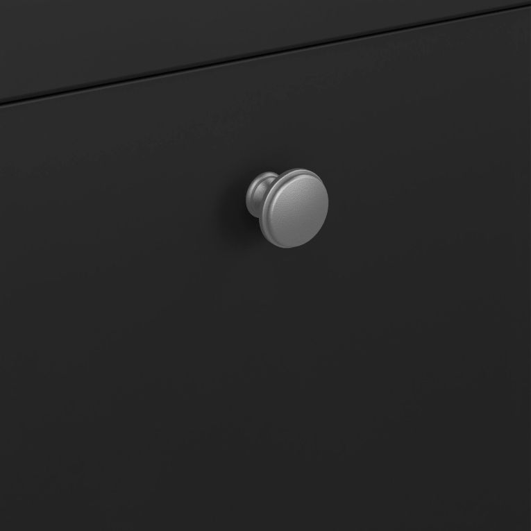 Scarpiera 4 ante nera 102x102h cm - Actinidia