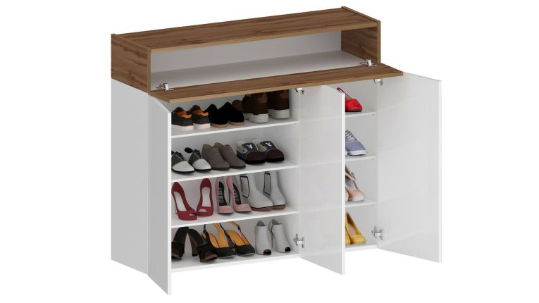 Scarpiera 4 ante rovere 114x100h cm - Griselda