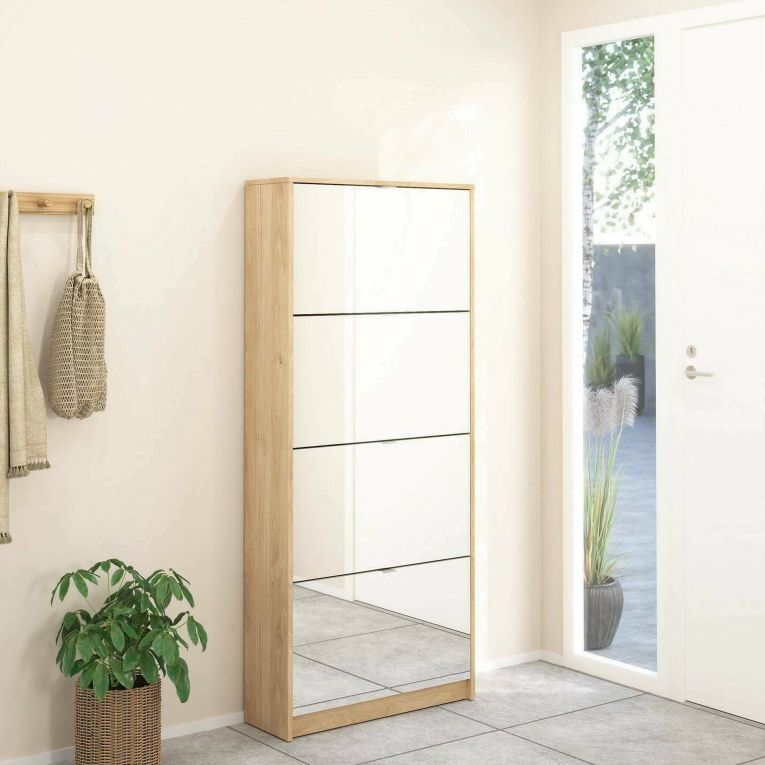 Scarpiera 4 ante rovere 70x162h cm - Aepytus