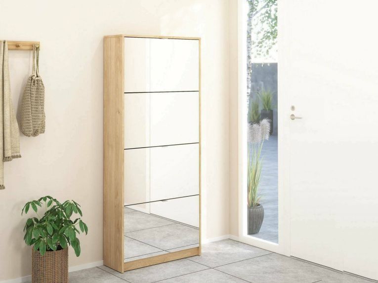Scarpiera 4 ante rovere 70x162h cm - Aepytus