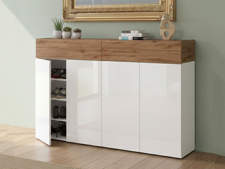 Scarpiera 6 ante rovere 154x100h cm - Are