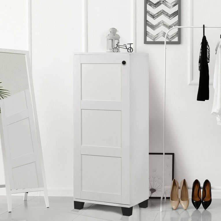 Scarpiera bianca 50x127h cm - Kika
