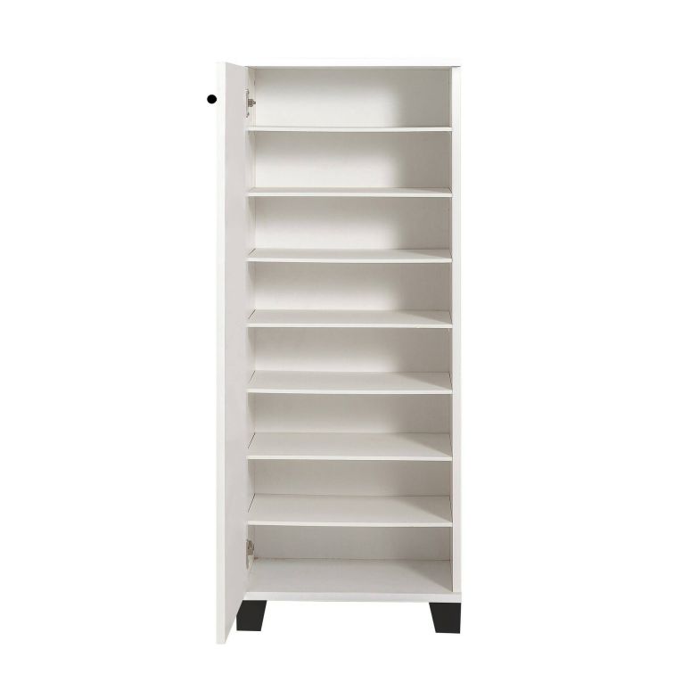 Scarpiera bianca e nera 50x127h cm - Kika