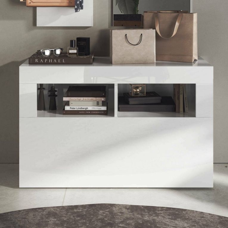 Scarpiera bianca lucida 91x57h cm - Bernardin