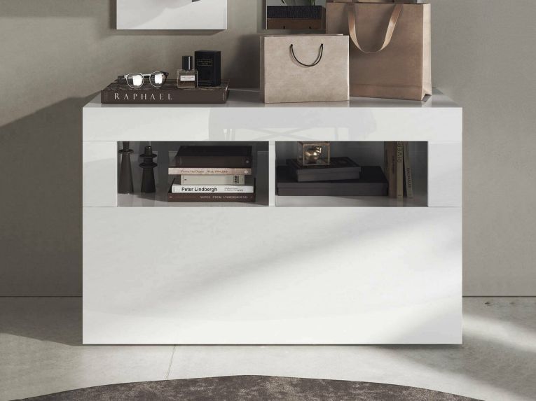 Scarpiera bianca lucida 91x57h cm - Bernardin