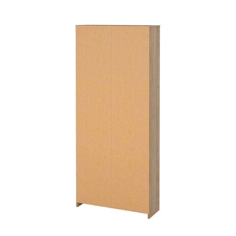 Scarpiera Bliss, Mobile portascarpe, Armadio da ingresso multiuso, Mobiletto per calzature, 24x70 h162 cm, Rovere