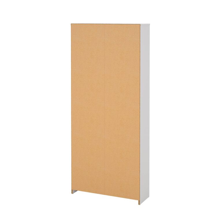 Scarpiera Bliss, Mobile portascarpe, Armadio da ingresso multiuso, Mobiletto per calzature, 70x24 h162 cm, Bianco