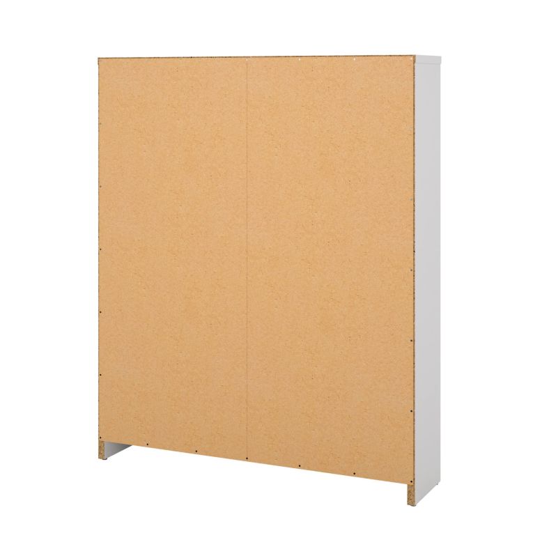 Scarpiera Celine, Mobile portascarpe, Armadio da ingresso multiuso, Mobiletto per calzature, 70x17 h85 cm, Bianco