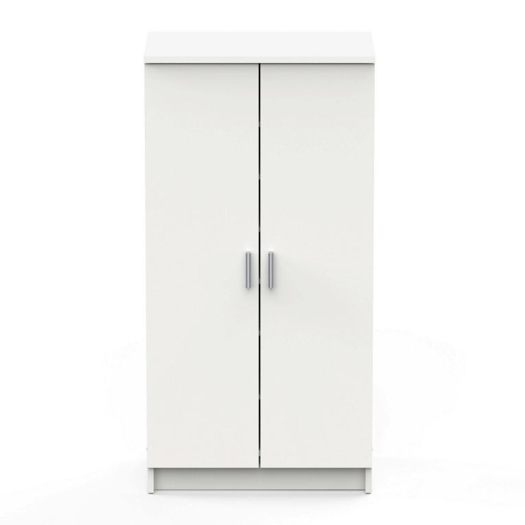 Scarpiera classica 2 ante bianca opaca 54x108h cm - Abram