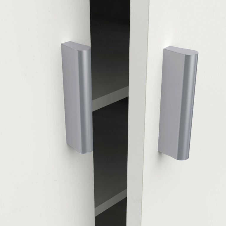 Scarpiera classica 2 ante bianca opaca 54x108h cm - Abram