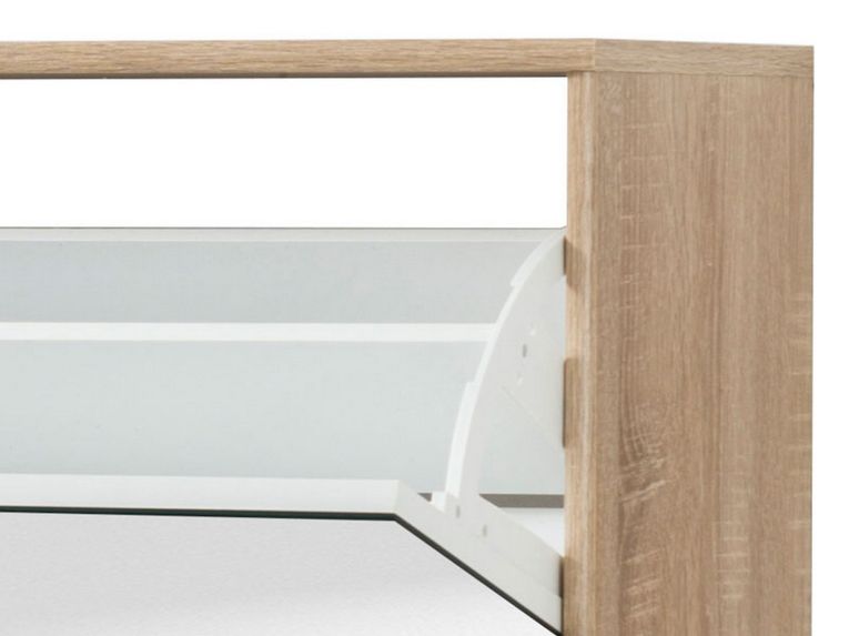 Scarpiera Marrone Rovere 6 Ripiani 6 Vani 67x28x119h cm, 3 Ante - Varna
