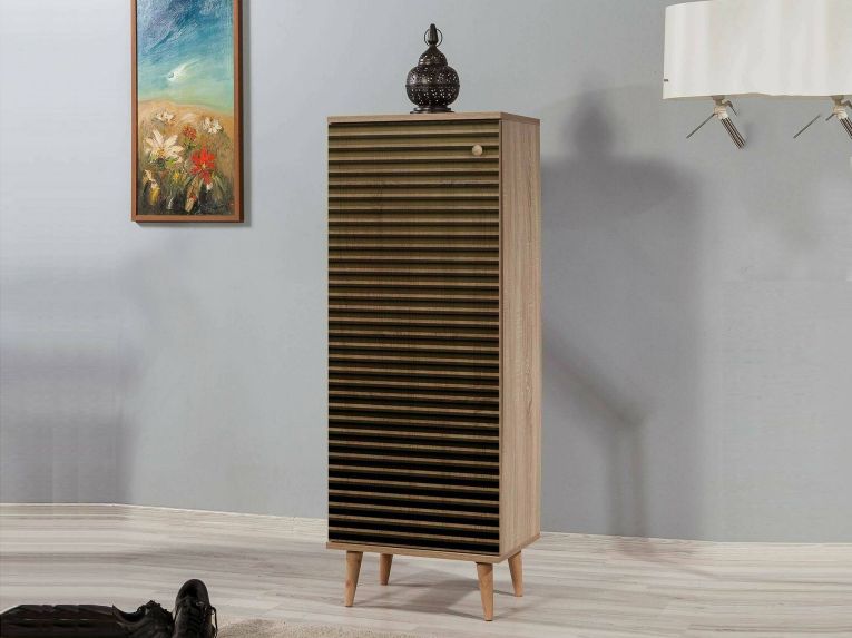 Scarpiera quercia 50x135h cm in legno - Giadeite