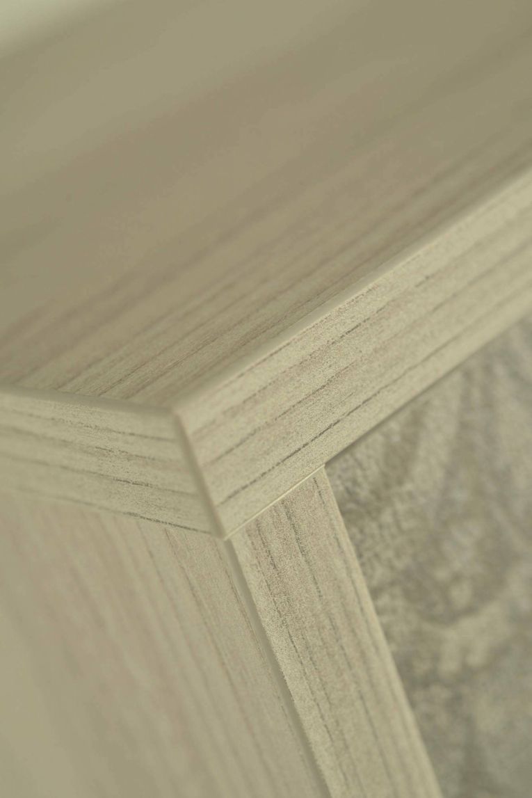 Scarpiera Rosa, Mobile multiuso da ingresso con 4 ante a ribalta-, Armadietto portascarpe a doppia profondità, 100% Made in Italy, 67x28h147 cm, Olmo e fantasia