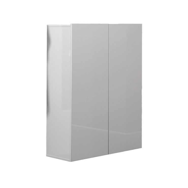 Scarpiera Witbank, Mobile portascarpe, Armadio da ingresso multiuso, Mobiletto per calzature, Made in Italy, 80x34h115 cm, Bianco lucido