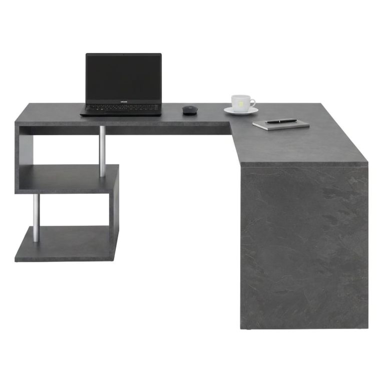 Scrivania angolare ardesia 160x60cm - Annibi