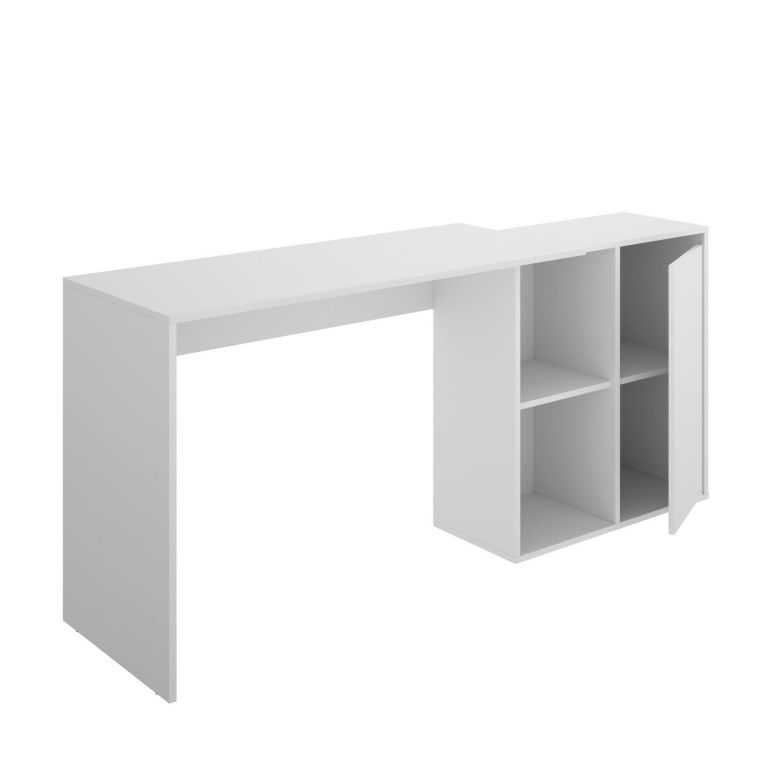 Scrivania angolare bianca 120x78cm - Aksel