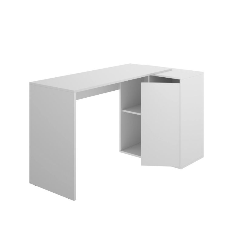 Scrivania angolare bianca 120x78cm - Aksel