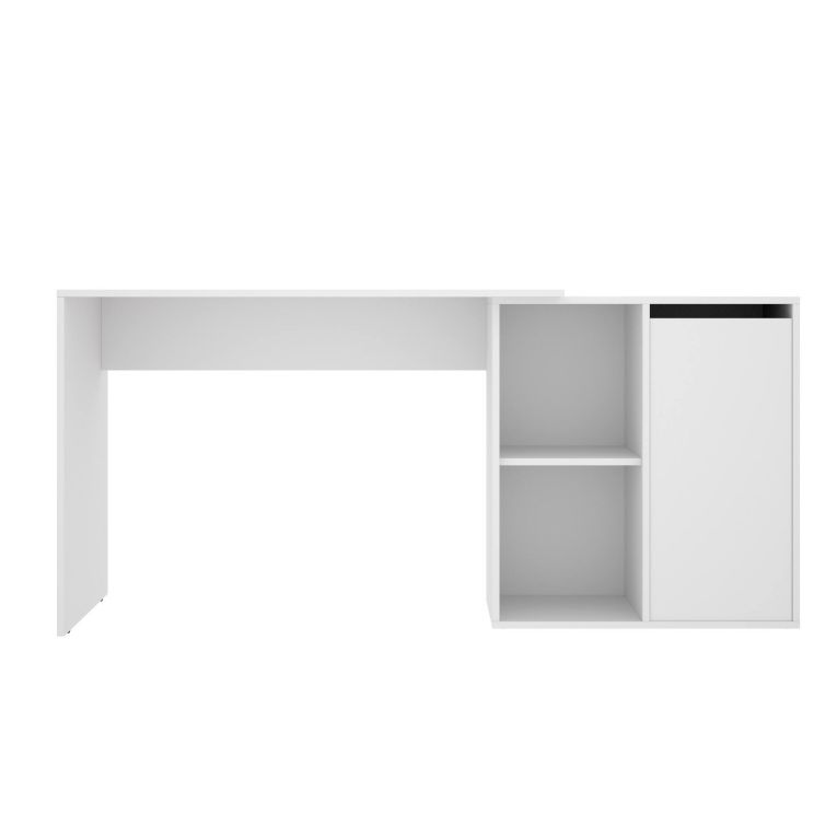Scrivania angolare bianca 120x78cm - Aksel