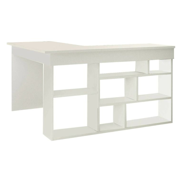 Scrivania angolare bianca 129x120cm - Altin
