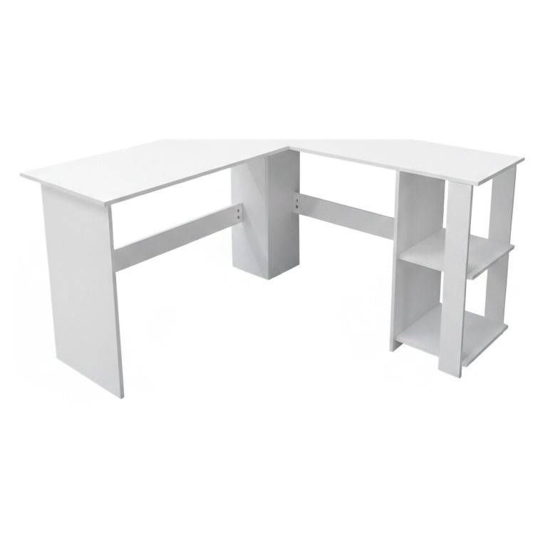 Scrivania angolare bianca 130x130cm - Alik