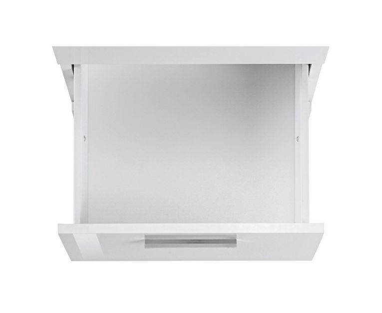 Scrivania angolare bianca lucida 180x60cm da ufficio - Ascuby