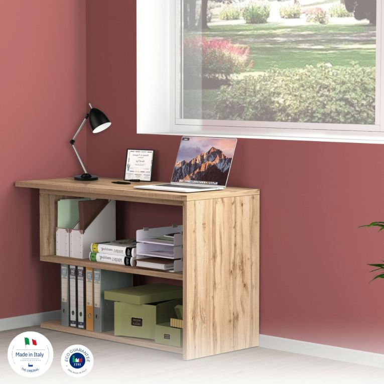 Scrivania angolare rovere 120x50cm - Topazio