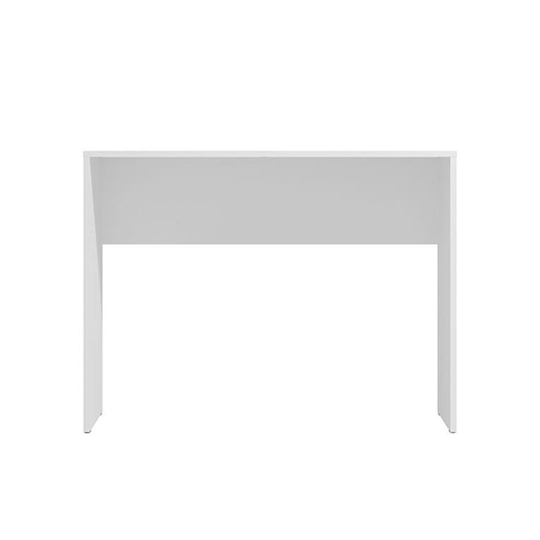 Scrivania Bianco Opaco un Ripiano Sfumatura Colore Struttura Opaco 98x45x74h cm, Sfumatura Colore Ripiano Opaco - Pichil