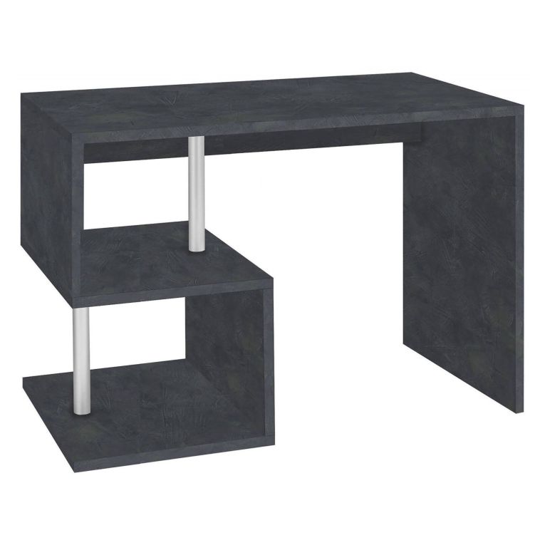 Scrivania lineare ardesia 100x50cm con supporto pc - Acan