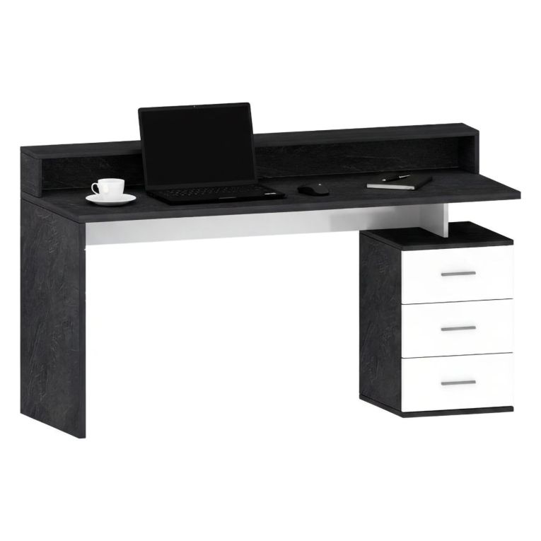 Scrivania lineare ardesia 160x90cm in legno - Flaminia