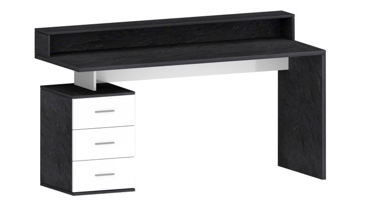 Scrivania lineare ardesia 160x90cm in legno - Flaminia