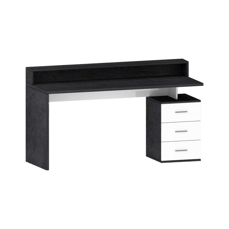 Scrivania lineare ardesia 160x90cm in legno - Flaminia