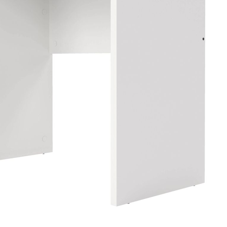 Scrivania lineare bianca 120x48cm in legno - Andre