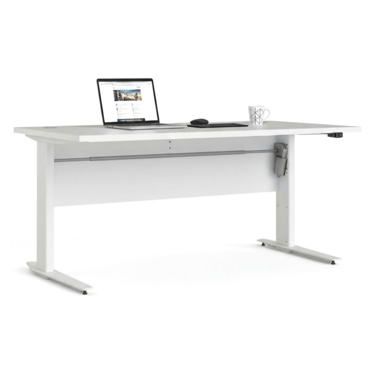 Scrivania lineare bianca 150x80cm minimal - Gonu