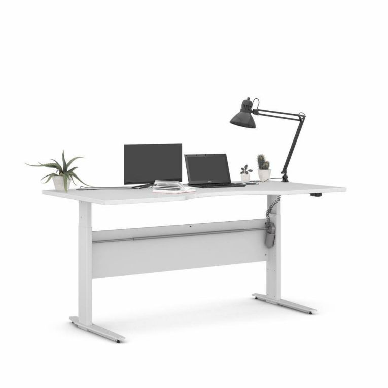 Scrivania lineare bianca 180x90cm - Agretto
