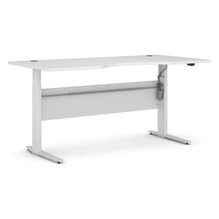Scrivania lineare bianca 180x90cm - Agretto