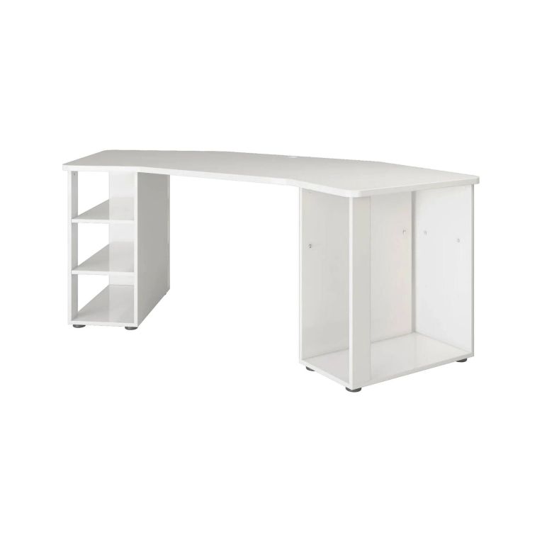 Scrivania lineare bianca lucida 205x90cm - Fuhao