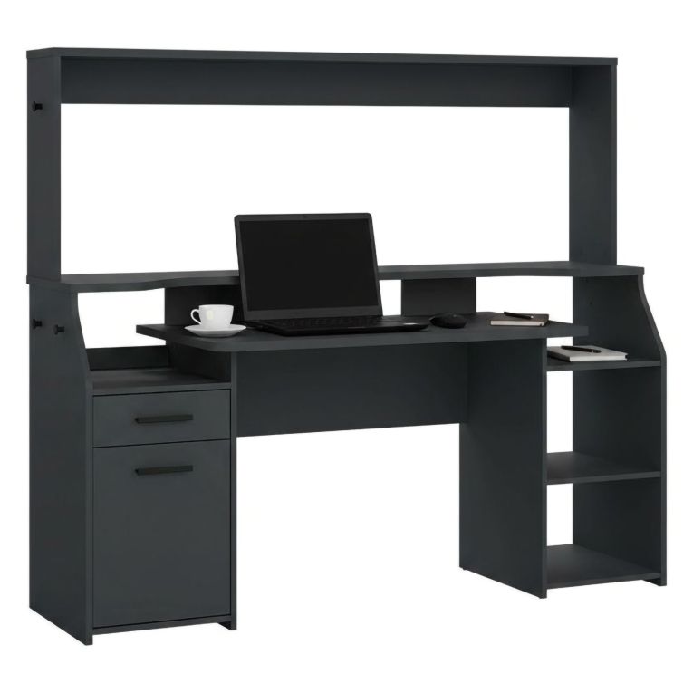 Scrivania lineare grigia 171x62cm per studio - Napoleon