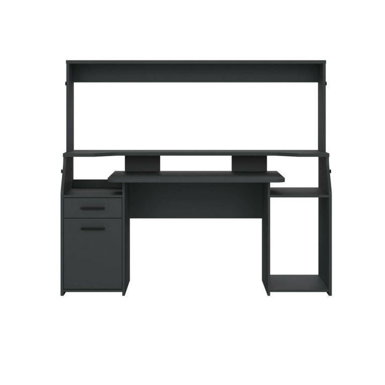 Scrivania lineare grigia 171x62cm per studio - Napoleon