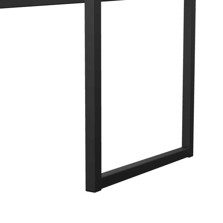Scrivania lineare nera 110x48cm con 1 cassetto - Agave