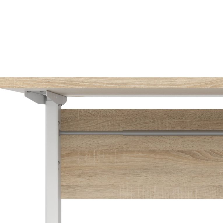 Scrivania lineare quercia e bianca 150x80cm - Gonu