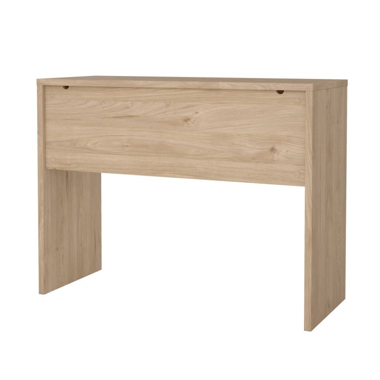 Scrivania lineare rovere 100x39cm con 2 cassetti - Acero