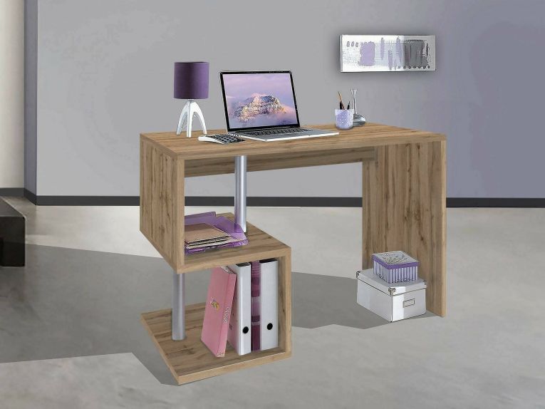 Scrivania lineare rovere 100x50cm - Acan