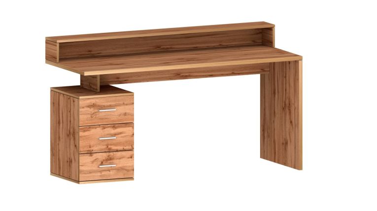 Scrivania lineare rovere 160x90cm in legno - Flaminia