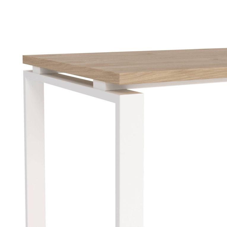 Scrivania lineare rovere e bianca 150x60cm - Arignano